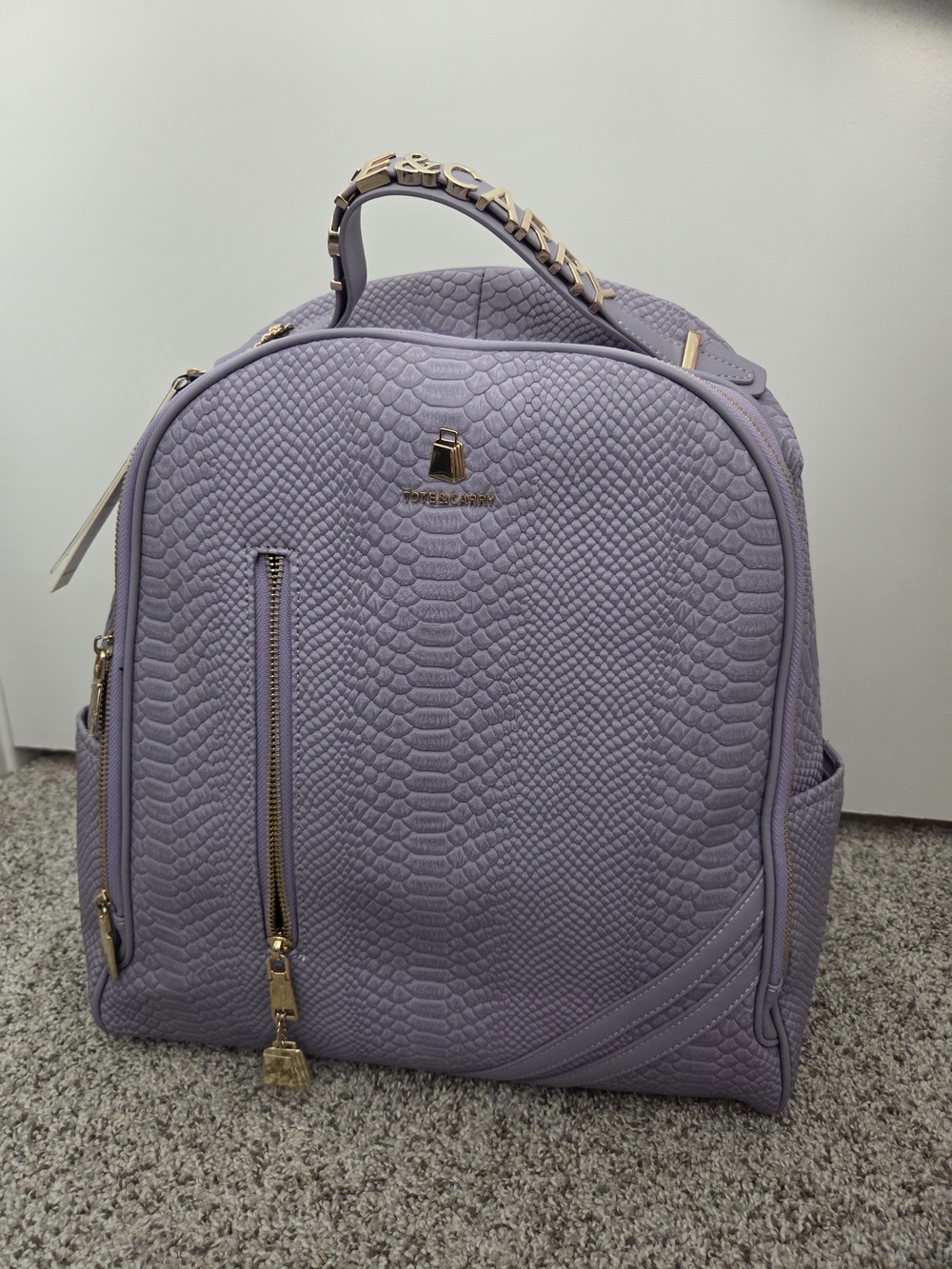 Tote & Carry Lilac Bookbag